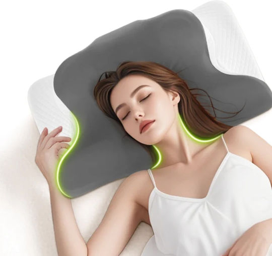 Ιατρικό Μαξιλάρι Αυχένα Memory Foam 64x38x13cm