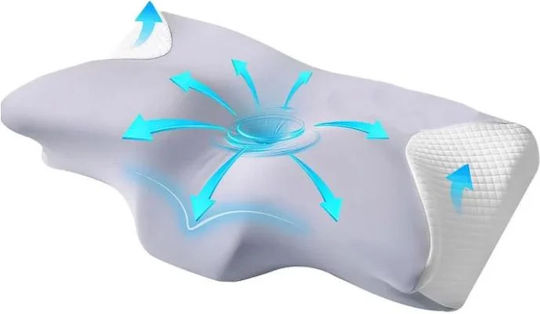 Ιατρικό Μαξιλάρι Αυχένα Memory Foam 64x38x13cm