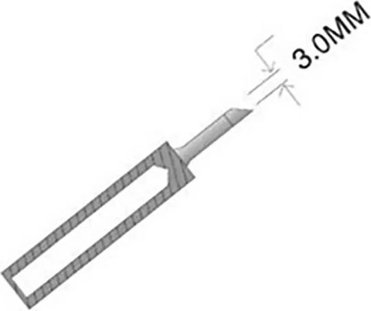 Solomon 30T-3C Паялни дюзи за станцията за запояване SL-30CMC Комплект 5бр 01.057.0035