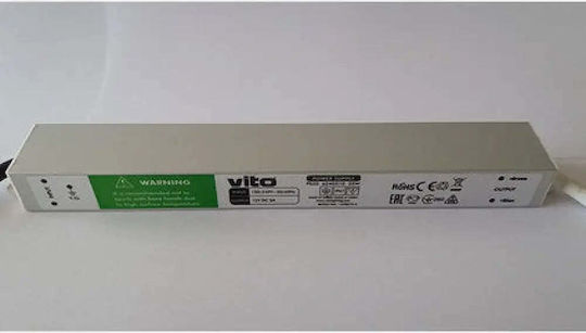 Vito Τροφοδοτικό LED Στεγανό IP67 Ισχύος 36W με Τάση Εξόδου 12V