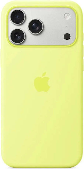 Apple Silicone Case with MagSafe Back Cover Silicon Neon Yellow (iPhone 17 Pro Max)