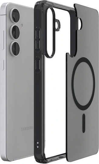 Spigen Ultra Hybrid MagSafe Back Cover Plastic / Silicone 2mm Frost Black (Galaxy S25 FE)