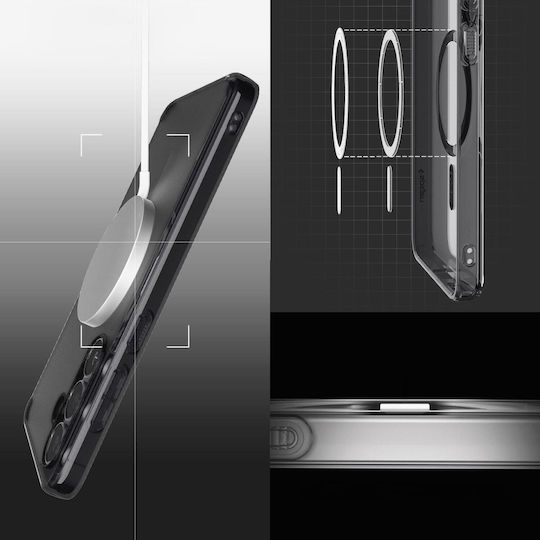 Spigen Ultra Hybrid MagSafe Back Cover Plastic / Silicone 2mm Frost Black (Galaxy S25 FE)
