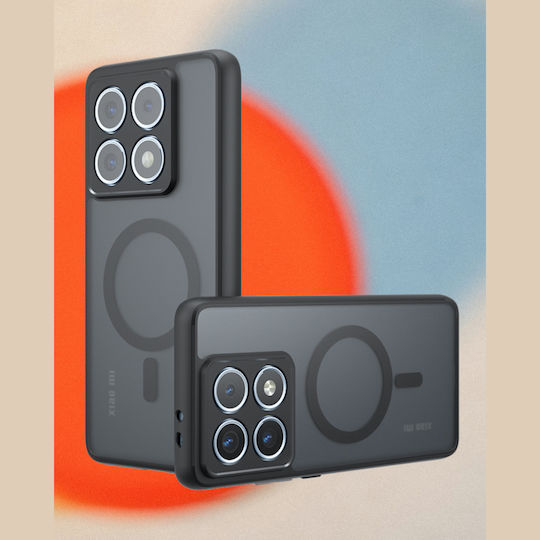 Techsuit Back Cover Silicon Negru (Xiaomi 14T Pro)