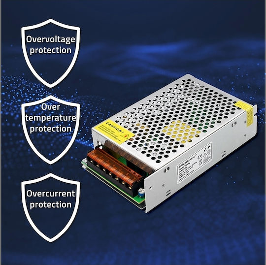 Qoltec LED Захранване IP20 Мощност 100W с Изходно Напрежение 24V