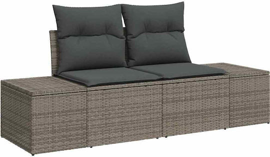 Garten- und Outdoor-Möbelsets Wohnzimmer Typsatz 9 Stück Grau