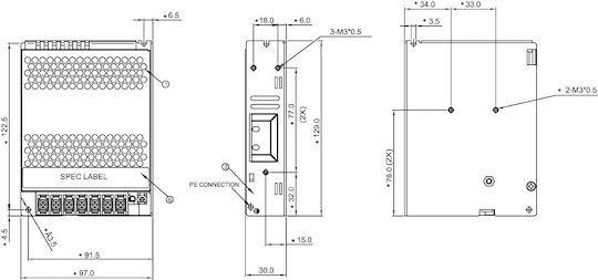 Delta Τροφοδοτικό LED IP20