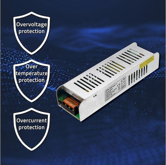 Qoltec LED Захранване IP20 Мощност 150W с Изходно Напрежение 12V