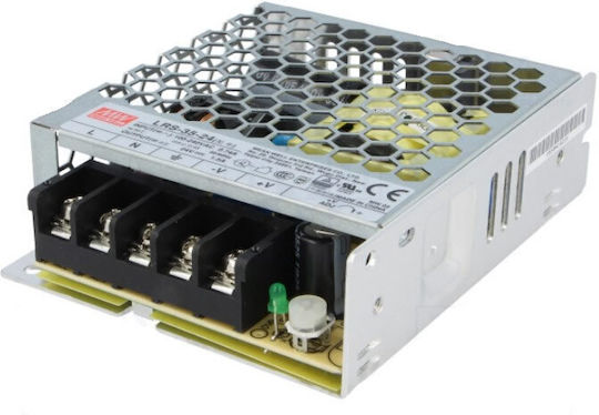 Mean Well Τροφοδοτικό LED IP20 Ισχύος 35W με Τάση Εξόδου 24V