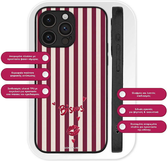 Sonique Stripe Stories Series Handyhülle für Honor Magic4 Lite 5G Küsschen