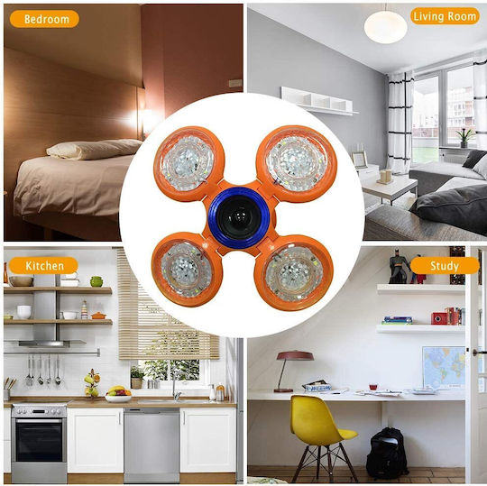 Bluetooth Lustră Decorativă Lumină de petrecere Alb