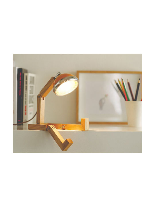 Piffany Mr Wattson Decorative Lamp Figure with Socket for Bulb G4 Orange
