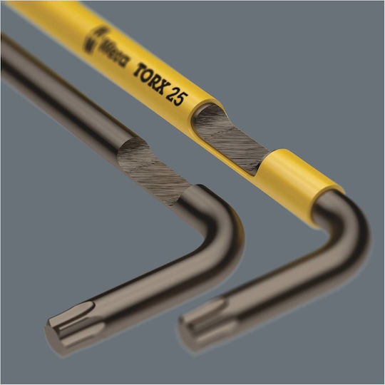 Wera Σετ 9 Κλειδιά Torx σε Σχήμα L 967/9 TX Multicolour HF