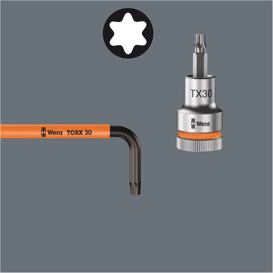 Wera Σετ 9 Κλειδιά Torx σε Σχήμα L 967/9 TX Multicolour HF