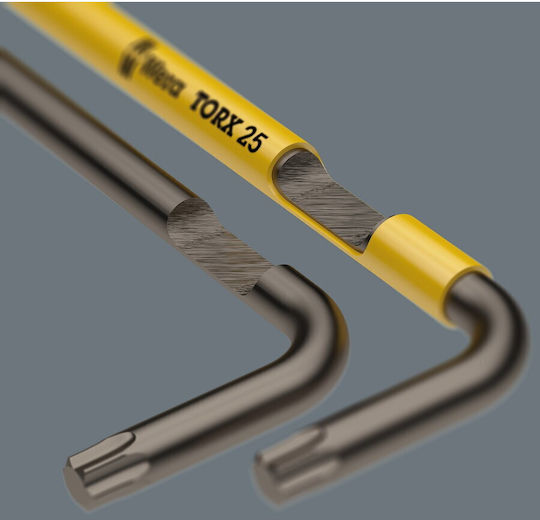 Wera Σετ 9 Κλειδιά Torx σε Σχήμα L 967/9 TX Multicolour HF