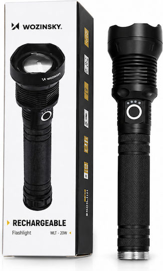 Cree Rechargeable LED Flashlight IP65 with Maximum Brightness 2000lm