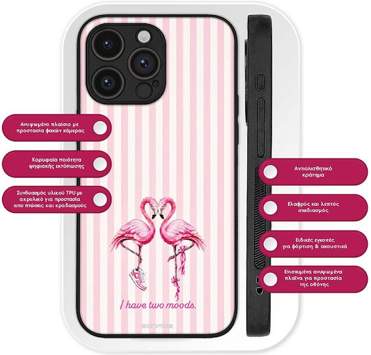 Sonique Stripe Stories Series Honor 400 Smart 4g Honor 400 Smart 5g Flamingo Case