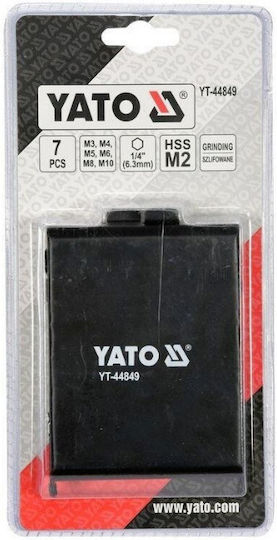 Yato Yt-44849 Комплект Свредла Кола Ексагонални Hex 14" Сет 7 Броя