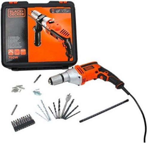 Black & Decker KR705KA40 Κρουστικό Δράπανο 750W με Θήκη