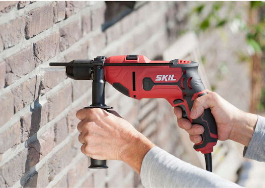 Skil 6725 GA Schlag Bohrer 710W mit Koffer und mit Satz mit 10 Bohrern