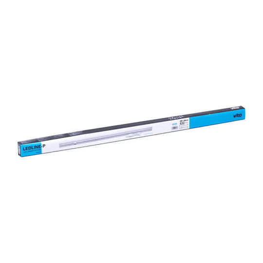 Vito LED Γραμμικό Φωτιστικό Οροφής 8W Ψυχρό Λευκό IP20 με Ρυθμιζόμενη Ένταση Μ57.2xΒ3.5xΥ2.2εκ.