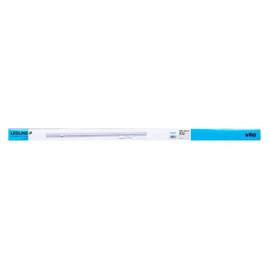 Vito LED Γραμμικό Φωτιστικό Οροφής 8W Ψυχρό Λευκό IP20 με Ρυθμιζόμενη Ένταση Μ57.2xΒ3.5xΥ2.2εκ.