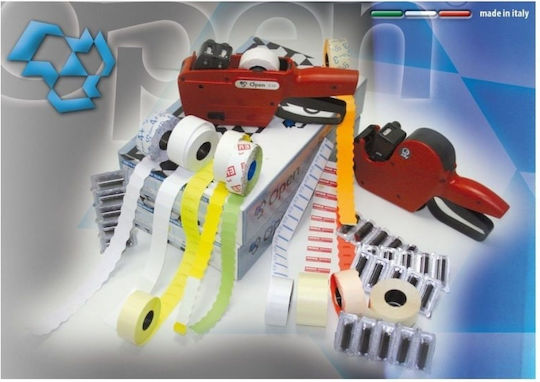 Printex Μηχανικός Ετικετογράφος Χειρός Μονός σε Μαύρο Χρώμα