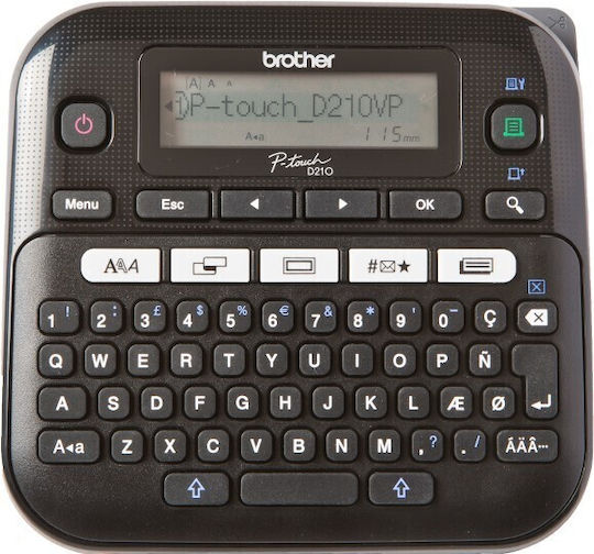 Brother P-touch Ετικετογράφος Μαύρος