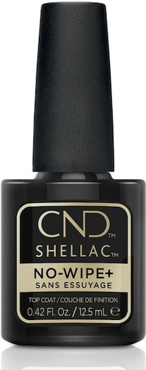 CND Shellac No-wipe+ Top Base Coat für UV/LED Halbmatt Nagellacke 12,5ml