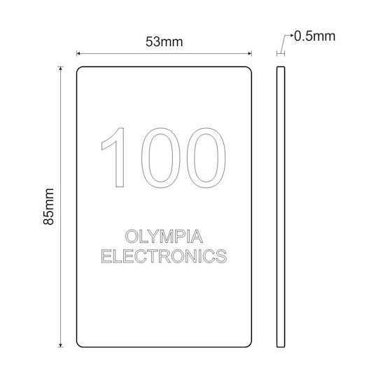 Olympia Electronics RF-50/T Access Control Card White