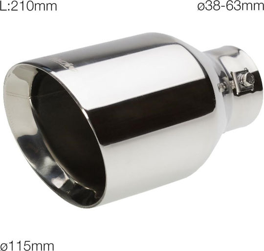 Simoni Racing Exhaust Muffler for Universal INOX TRX20