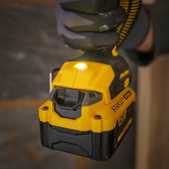 Stanley SFMCK201D2T-QW Комплект Ударна Бормашина и Ударна Отвертка Безчеткови 20V с 2 Батерии 2Ah и Калъф