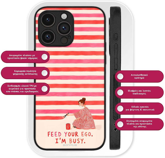 Husă Sonique Stripe Stories Series Google Pixel 9a 5g Feed Your Ego