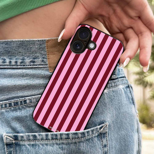 Sonique Stripe Stories Series Case Realme C75 4G Realme 14X 5G Striped Pink – Red