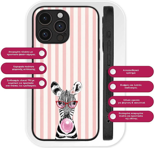 Θήκη Sonique Stripe Stories Series Series Realme Gt Neo 3 5g Ζέβρα – Τσιχλόφουσκα