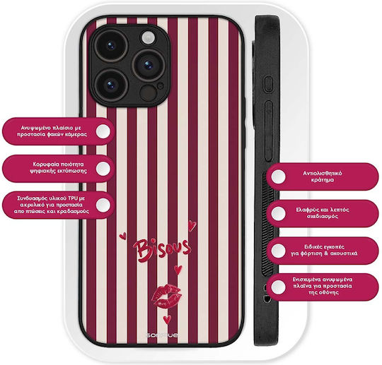 Sonique Stripe Stories Series Case Oppo Reno14 F 5g Oppo Reno14 Fs 5g Kisses