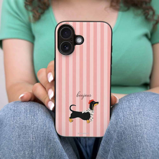 Husă Sonique Stripe Stories Series OnePlus Nord CE 5G Bonjour Puppy