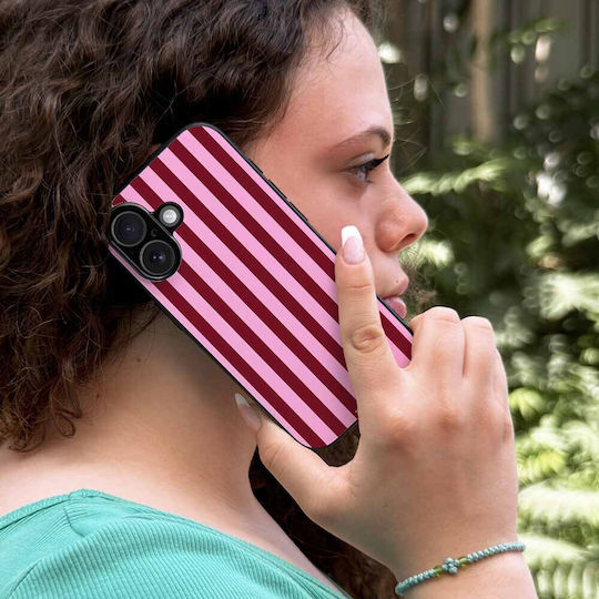 Sonique Stripe Stories Series OnePlus Nord 3 5G Case Stripes Pink Red