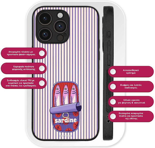 Sonique Stripe Stories Series Oneplus 13r 5g Sardine Handyhüllen