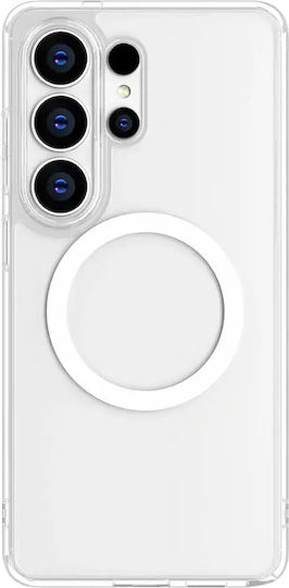 AmazingThing Минималистичен Заден Калъф от Силикон Прозрачен (Galaxy S26)
