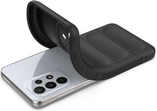 Magic Shield Umschlag Rückseite Silikon Schwarz (Redmi Note 15 / Poco M8)