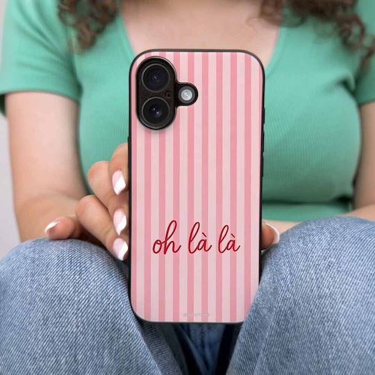 Sonique Stripe Stories Series Google Pixel 9 Pro 5g Umschlag Rückseite Rosa