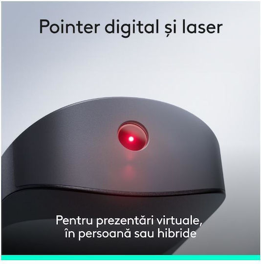 Logitech Pointer with Green Laser in Grey Colour