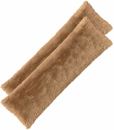 vidaXL Perna De Canapea Heerlen Fleece Taupe 40x145cm