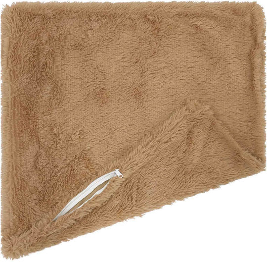 vidaXL Perna De Canapea Heerlen Fleece Taupe 40x40 Cm