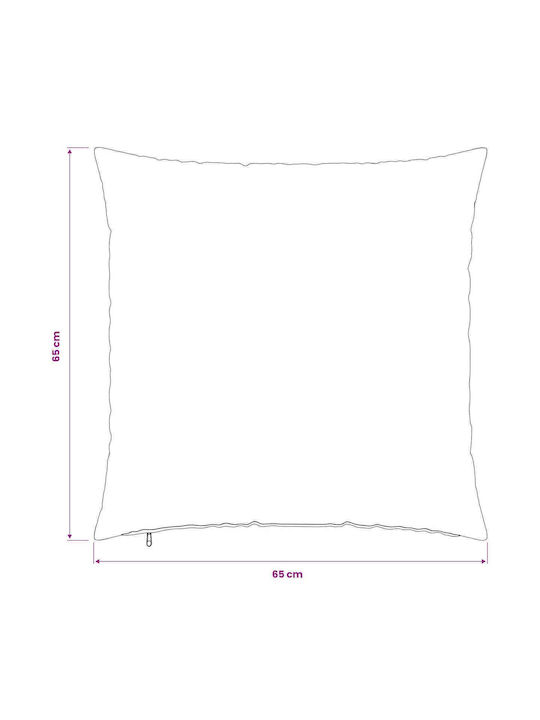 vidaXL Heerlen Sofa Cushion Black 65x65cm