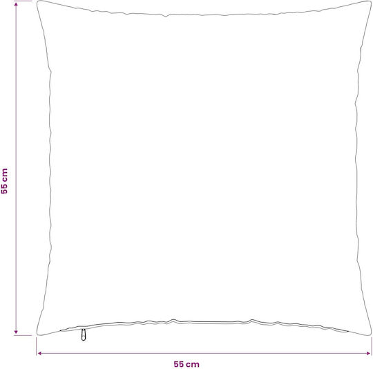 vidaXL Sofa-Kissen Heerlen Anthrazit 55x55cm