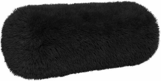 vidaXL Sofa-Kissen Heerlen Fleece Schwarz 15x40cm