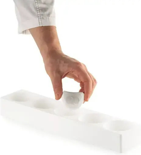 Silikomart Καλούπι Διακόσμησης από Σιλικόνη 6x6cm 6τμχ