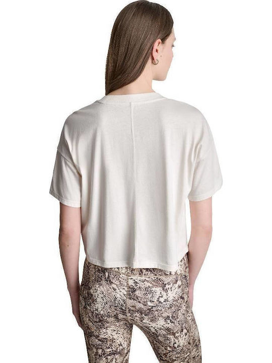 DKNY Logo T-Shirt Eierlikör